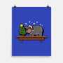 Hippo On The Shelf-None-Matte-Poster-Boggs Nicolas