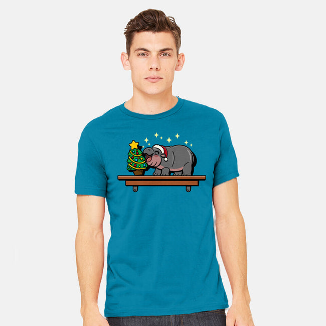 Hippo On The Shelf-Mens-Heavyweight-Tee-Boggs Nicolas