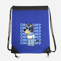 Chill Blue Heeler-None-Drawstring-Bag-estudiofitas