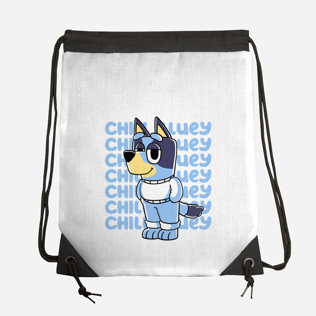 Chill Blue Heeler-None-Drawstring-Bag-estudiofitas