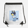 Chill Blue Heeler-None-Drawstring-Bag-estudiofitas