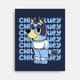 Chill Blue Heeler-None-Stretched-Canvas-estudiofitas