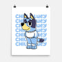 Chill Blue Heeler-None-Matte-Poster-estudiofitas