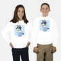 Chill Blue Heeler-Youth-Crew Neck-Sweatshirt-estudiofitas