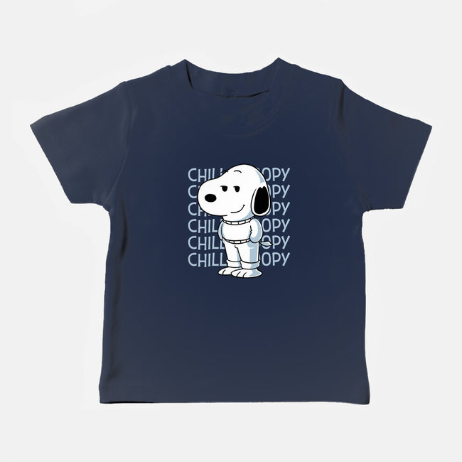 Chill Beagle-Baby-Basic-Tee-estudiofitas