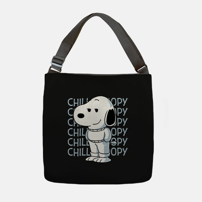 Chill Beagle-None-Adjustable Tote-Bag-estudiofitas
