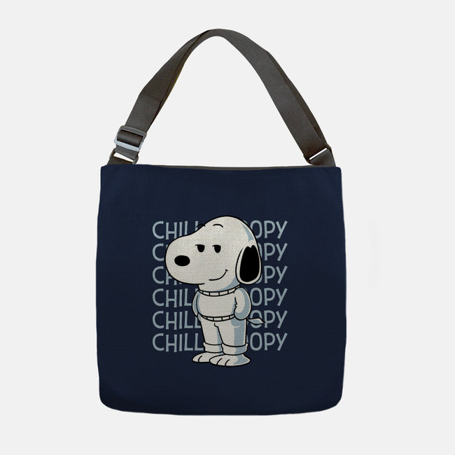 Chill Beagle-None-Adjustable Tote-Bag-estudiofitas