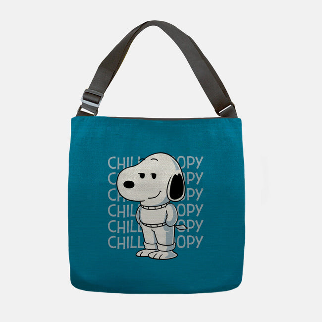 Chill Beagle-None-Adjustable Tote-Bag-estudiofitas