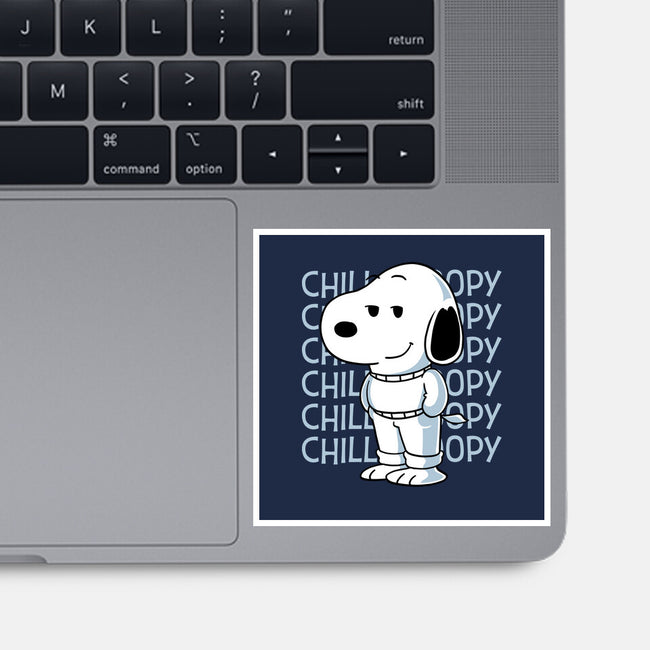 Chill Beagle-None-Glossy-Sticker-estudiofitas