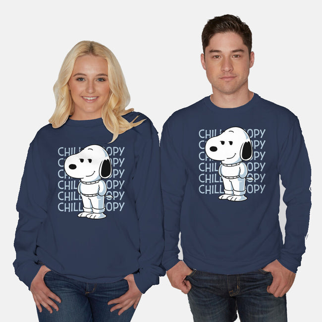 Chill Beagle-Unisex-Crew Neck-Sweatshirt-estudiofitas