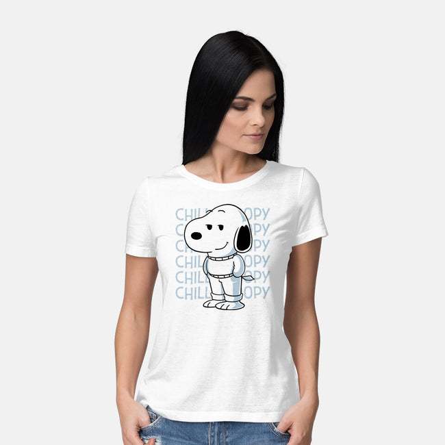 Chill Beagle-Womens-Basic-Tee-estudiofitas