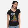 Merry Chaos-Womens-V-Neck-Tee-Tronyx79