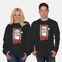 Here's Santa-Unisex-Crew Neck-Sweatshirt-Barbadifuoco