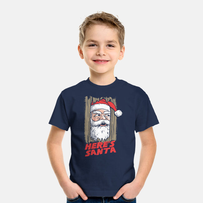 Here's Santa-Youth-Basic-Tee-Barbadifuoco