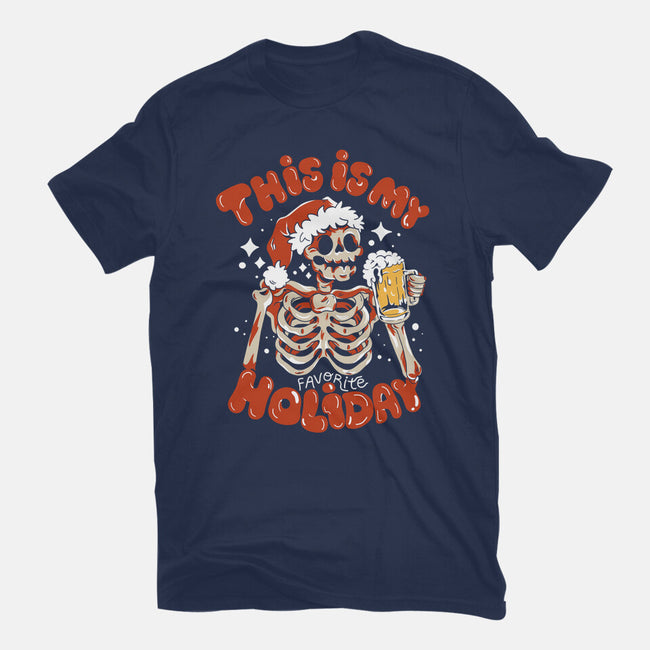 This Is My Favorite Holiday-Womens-Fitted-Tee-yumie