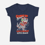 Come In Losers-Womens-V-Neck-Tee-yumie