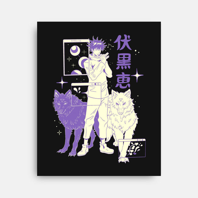 Wolf Invocation-None-Stretched-Canvas-yumie