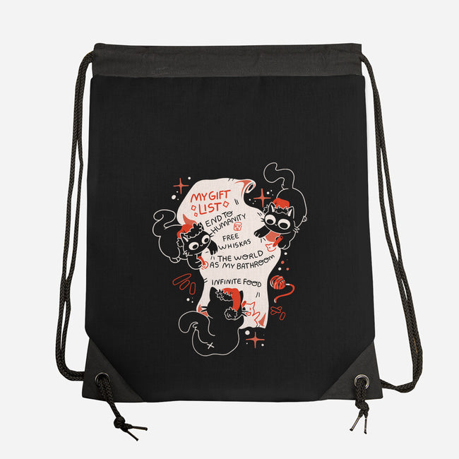 My Gift List-None-Drawstring-Bag-yumie