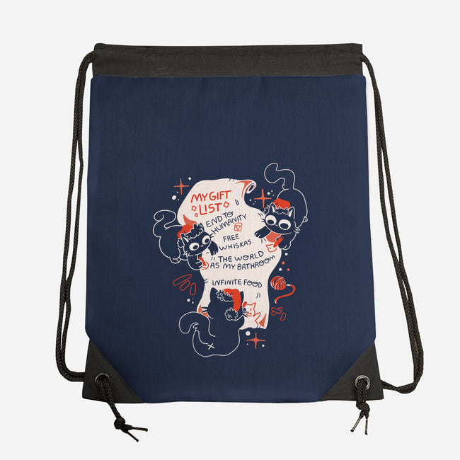 My Gift List-None-Drawstring-Bag-yumie