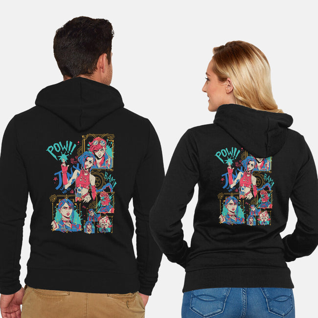 To Be My Anemy-Unisex-Zip-Up-Sweatshirt-yumie