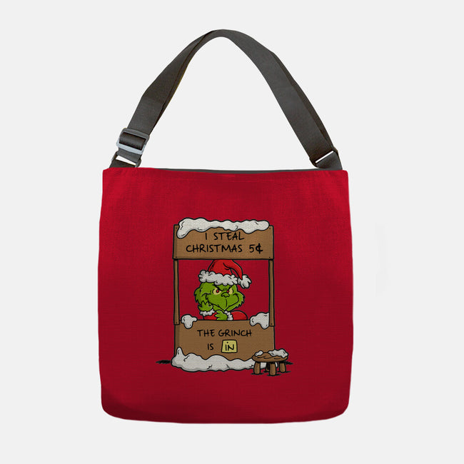 Grinch Help-None-Adjustable Tote-Bag-Barbadifuoco