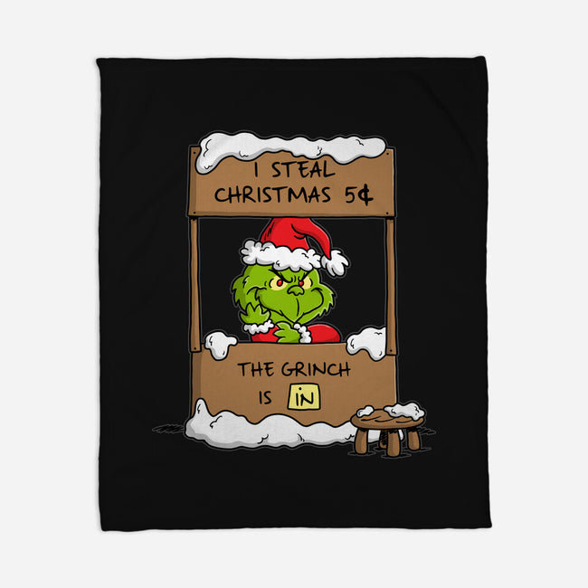 Grinch Help-None-Fleece-Blanket-Barbadifuoco