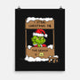 Grinch Help-None-Matte-Poster-Barbadifuoco