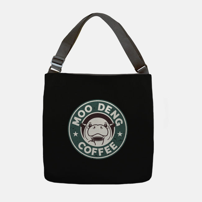 Moo Deng Coffee-None-Adjustable Tote-Bag-retrodivision