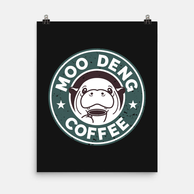 Moo Deng Coffee-None-Matte-Poster-retrodivision