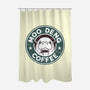 Moo Deng Coffee-None-Polyester-Shower Curtain-retrodivision