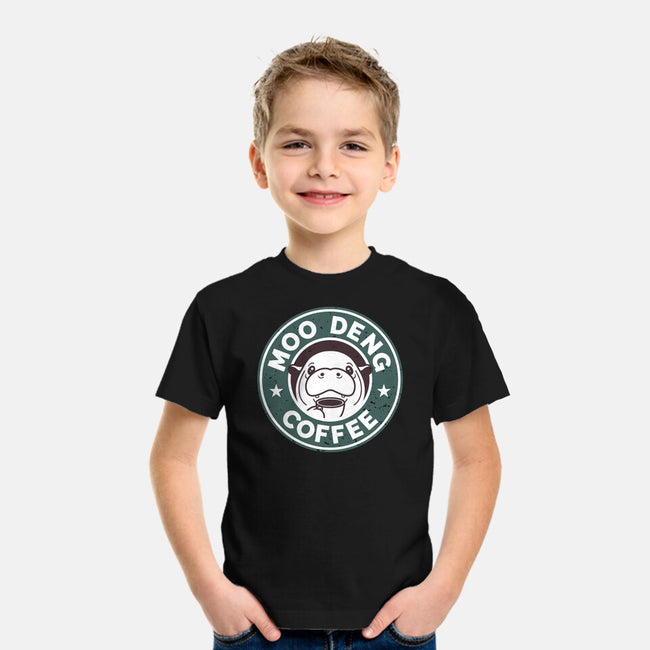 Moo Deng Coffee-Youth-Basic-Tee-retrodivision