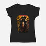 Call Of The Great Old One-Womens-V-Neck-Tee-kharmazero