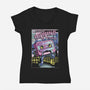 Rewind To Terror-Womens-V-Neck-Tee-Donnie