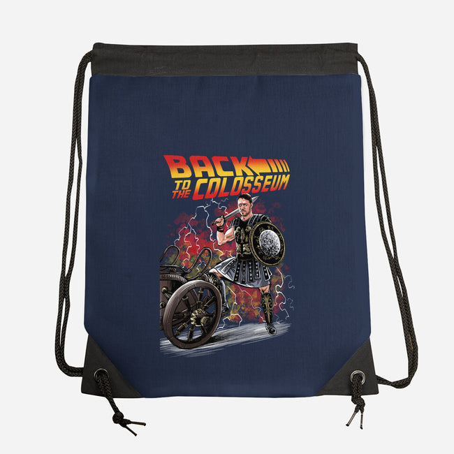 Back To The Colosseum-None-Drawstring-Bag-zascanauta