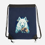 Snow Wolf-None-Drawstring-Bag-rmatix