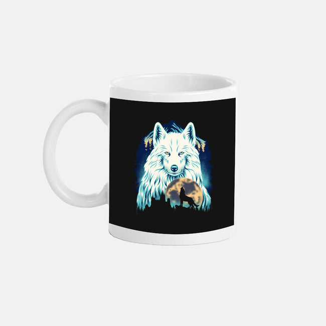 Snow Wolf-None-Mug-Drinkware-rmatix