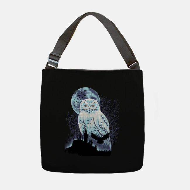 Snowy Owl-None-Adjustable Tote-Bag-rmatix