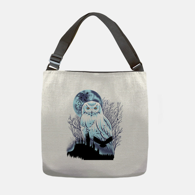 Snowy Owl-None-Adjustable Tote-Bag-rmatix