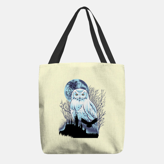 Snowy Owl-None-Basic Tote-Bag-rmatix