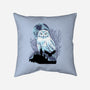 Snowy Owl-None-Removable Cover w Insert-Throw Pillow-rmatix