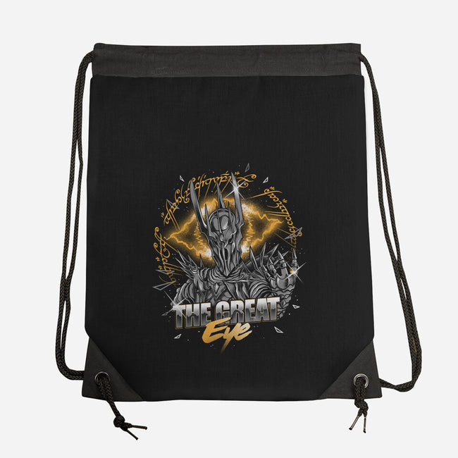 The Great Eye Sauron-None-Drawstring-Bag-yumie