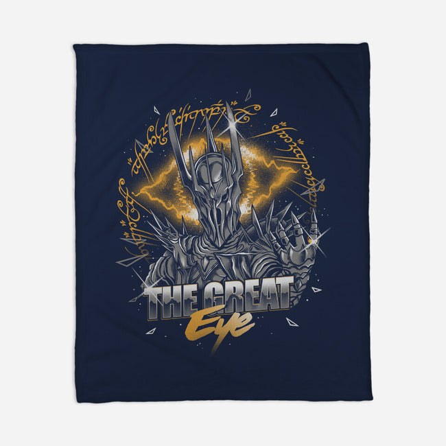 The Great Eye Sauron-None-Fleece-Blanket-yumie