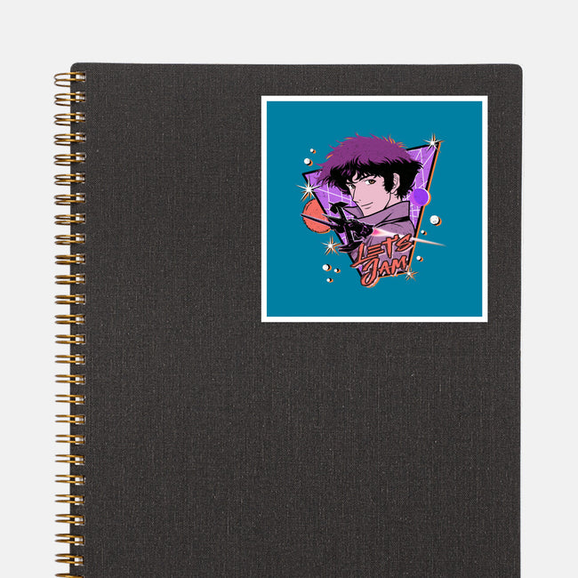 Let's Jam Across The Galaxy-None-Glossy-Sticker-palmstreet