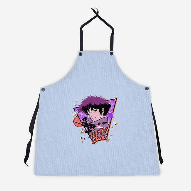 Let's Jam Across The Galaxy-Unisex-Kitchen-Apron-palmstreet