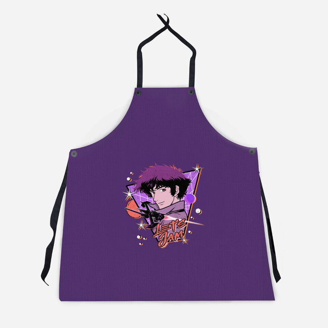 Let's Jam Across The Galaxy-Unisex-Kitchen-Apron-palmstreet