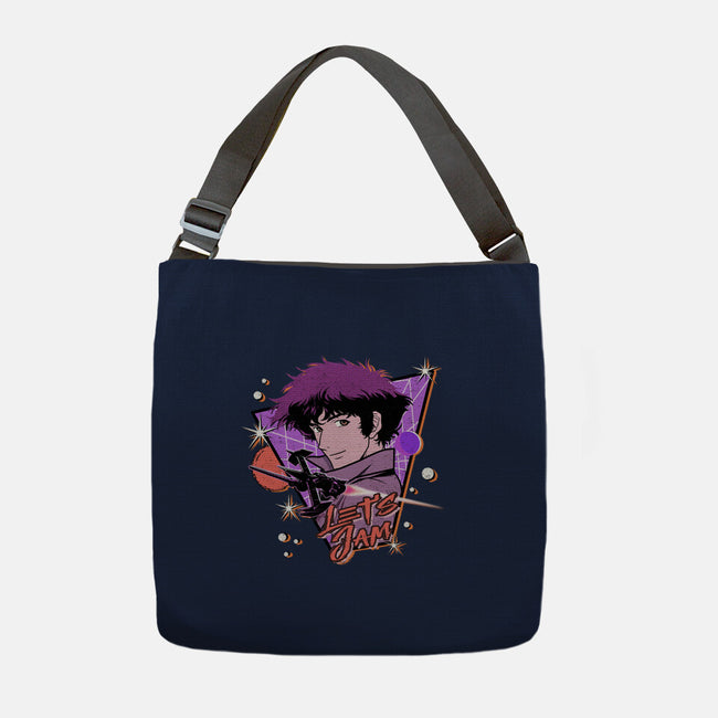 Let's Jam Across The Galaxy-None-Adjustable Tote-Bag-palmstreet