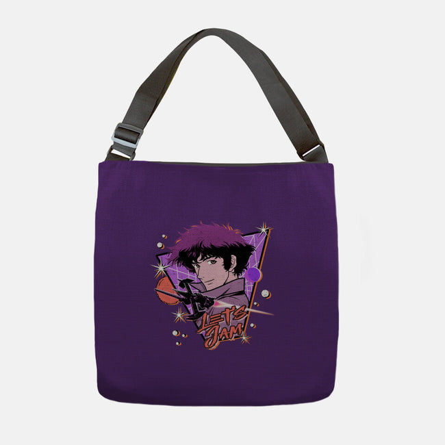 Let's Jam Across The Galaxy-None-Adjustable Tote-Bag-palmstreet