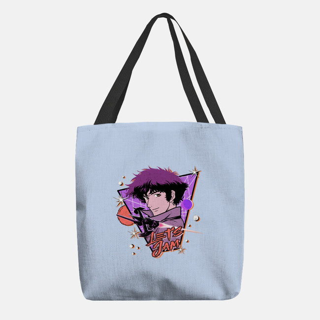 Let's Jam Across The Galaxy-None-Basic Tote-Bag-palmstreet