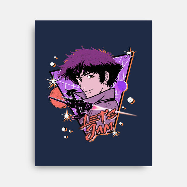 Let's Jam Across The Galaxy-None-Stretched-Canvas-palmstreet