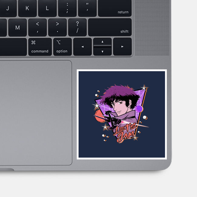 Let's Jam Across The Galaxy-None-Glossy-Sticker-palmstreet